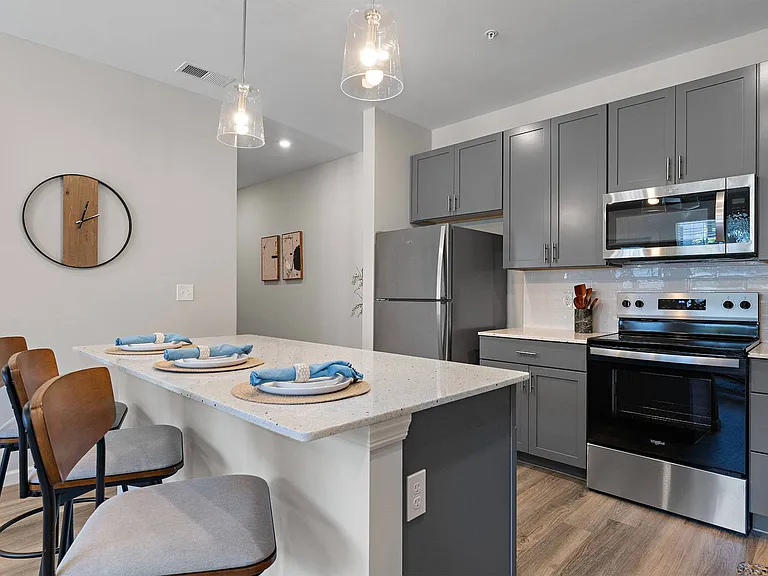 Kitchen and Hallway