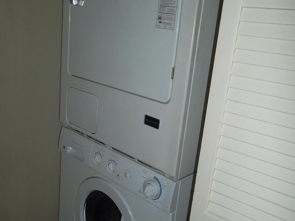 Washer/Dryer in the unit
