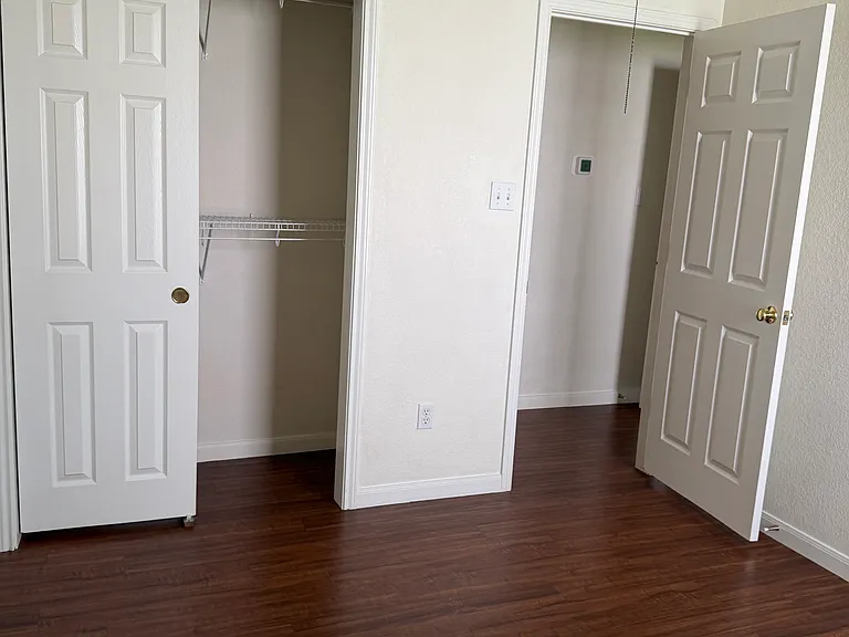 Second bedroom closet and door