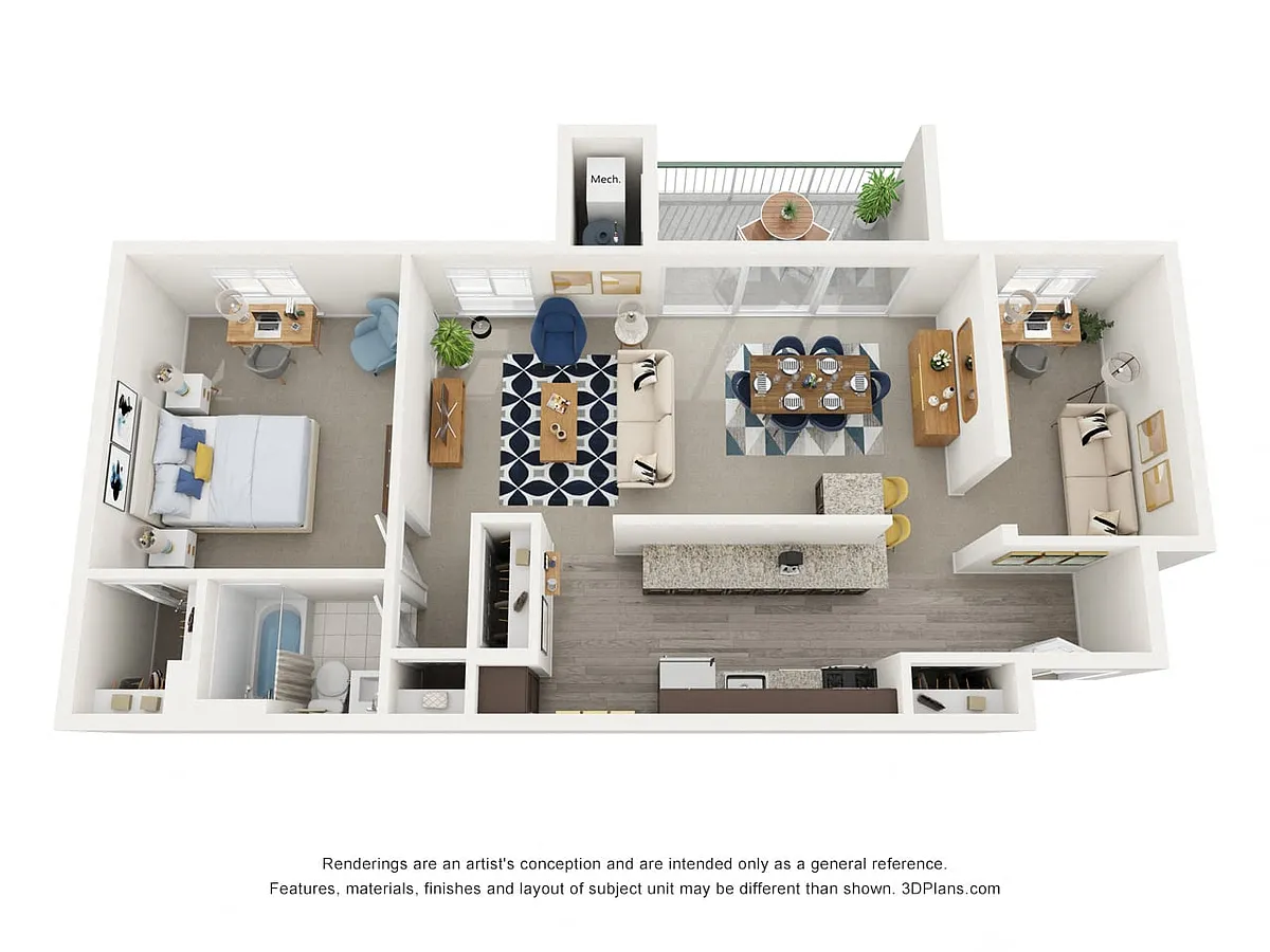 Floor plan Washington Renovated