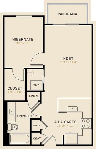 Floor plan A1E