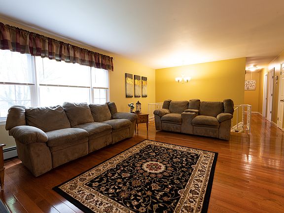 New triple windows provide lots of light and sunshine.