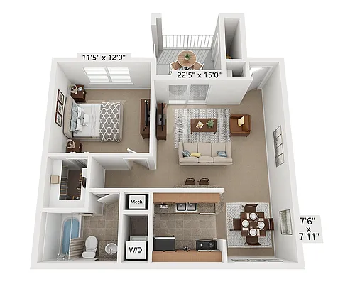 Floor plan Plan B