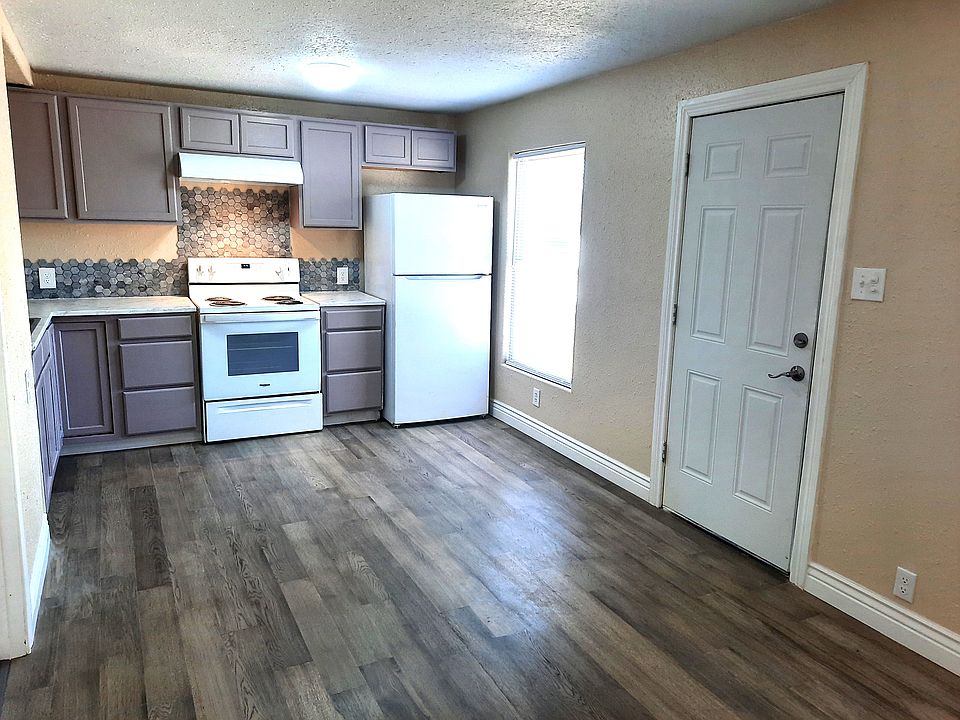 kitchen, front door