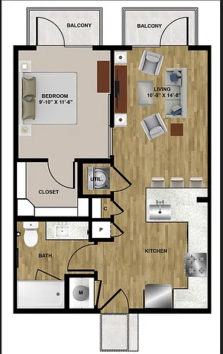 Floor plan A1 C