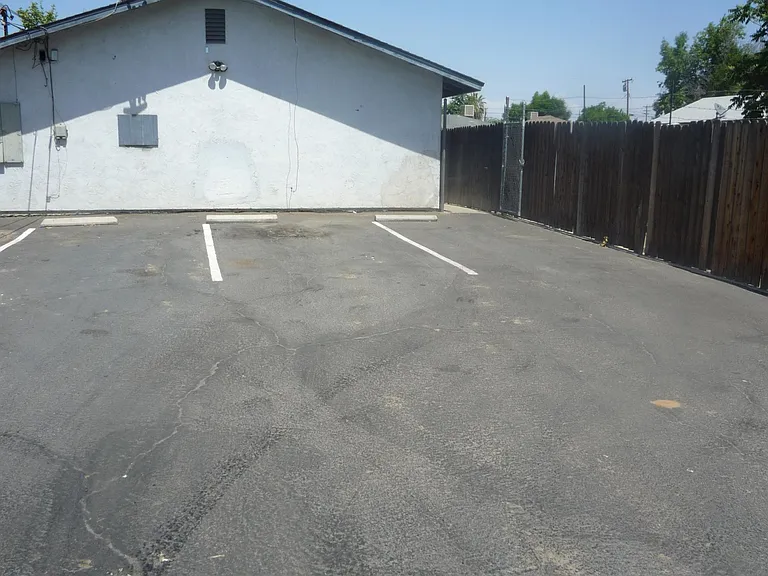 Rear gated parking