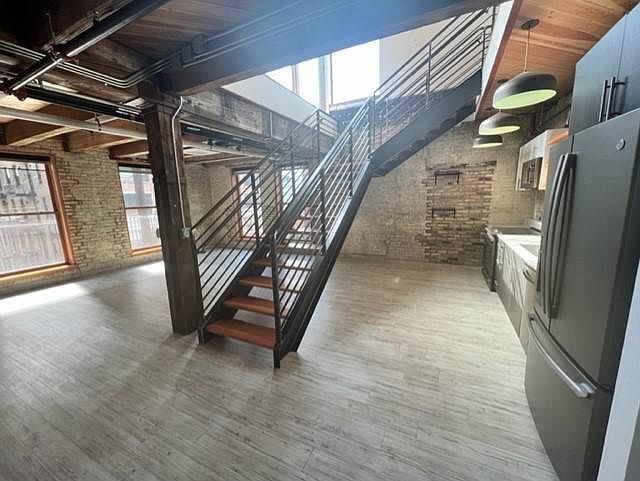 Unit 401 Penthouse open kitchen to living room