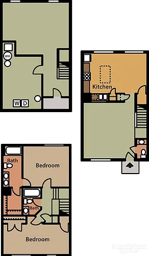 Floor plan Addison w Unfinished Basement NG