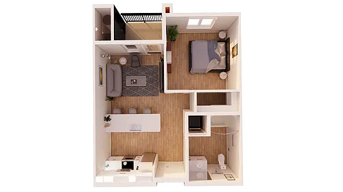 Floor plan The Oasis