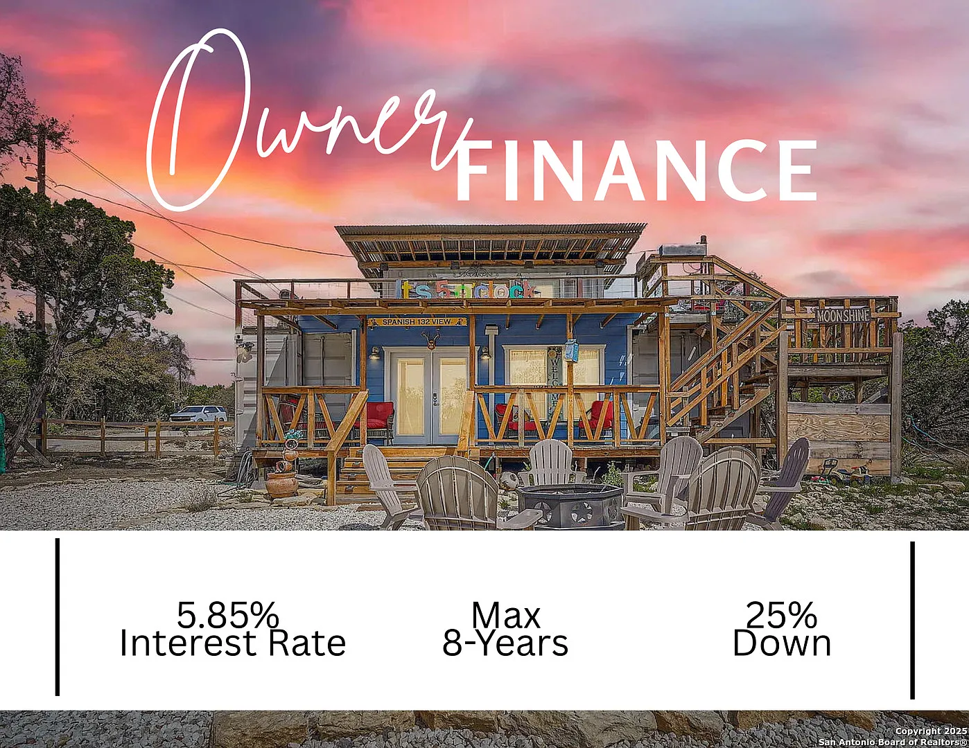 132 Spanish Oak, Bandera TX - Owner Finance Home