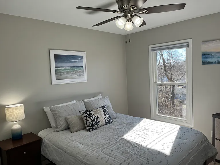 Upstairs bedroom 2 with queen bed