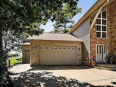 Entry with both Garage Doors