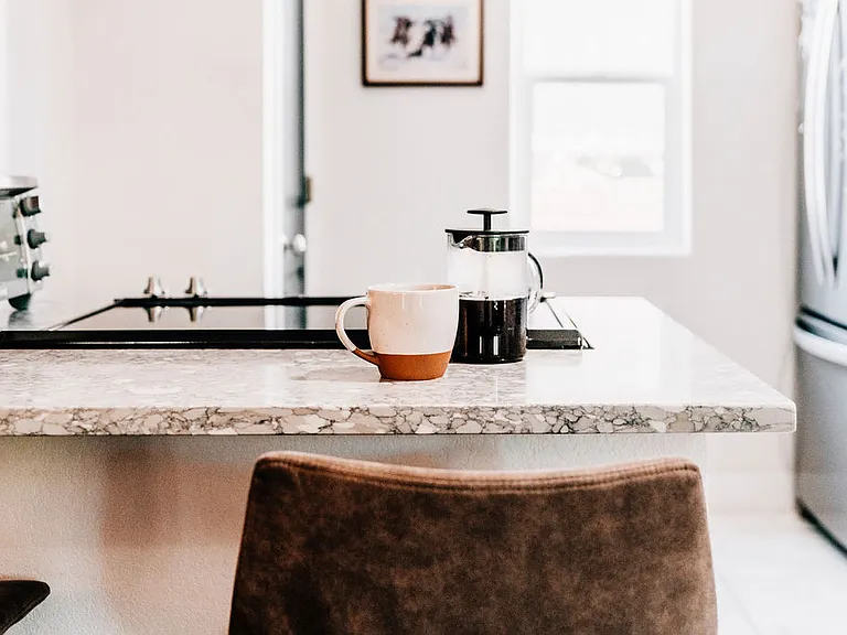 Breakfast bar.