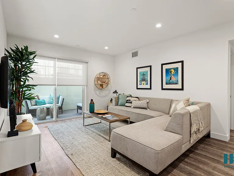 Spacious Living Room with Patio