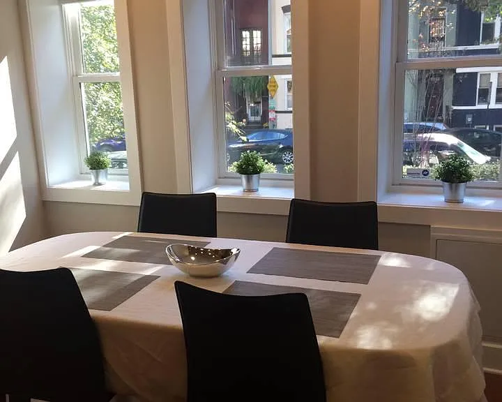 Dining area and front windows