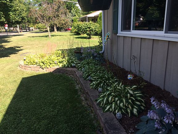 front flower garden