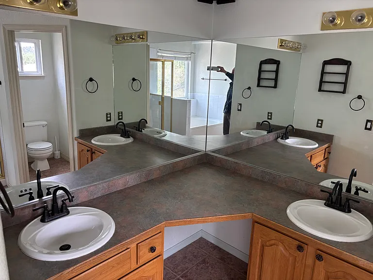Master bath sinks