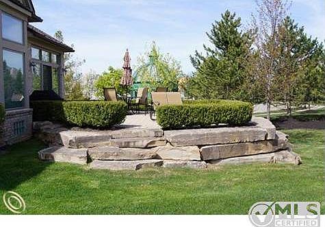 Limestone Surround on Patio