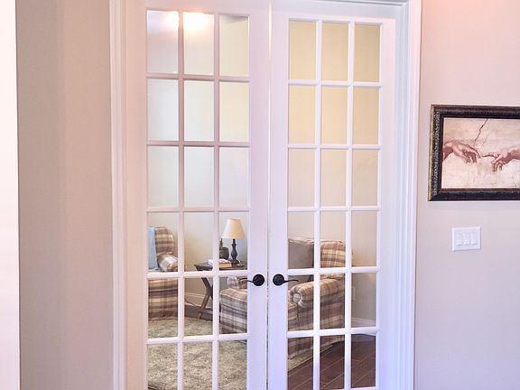 Den with French Doors