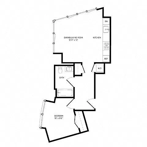Floor plan 1B