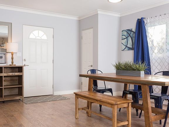 Spacious dining area