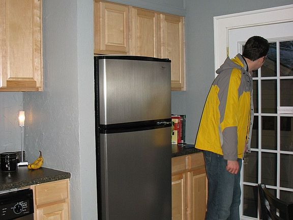 Updated kitchen with stainless steel appliances