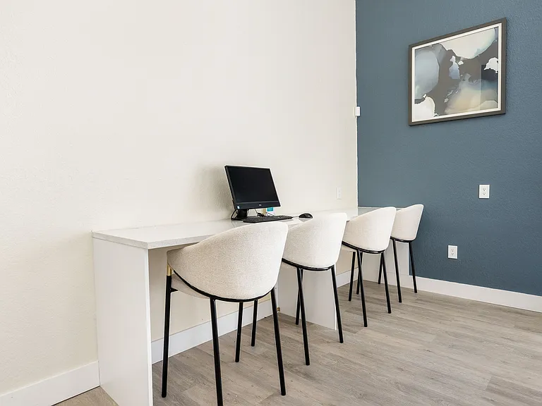Modern and inviting workspace