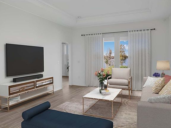 Flora model new home for sale by William Ryan Homes Ft Myers living room