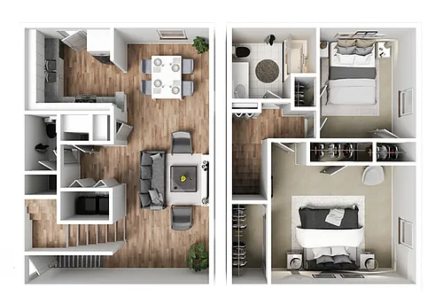 Floor plan B4P - Fully Furnished