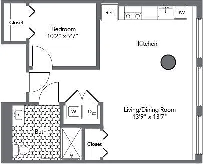 Floor plan 1EUF