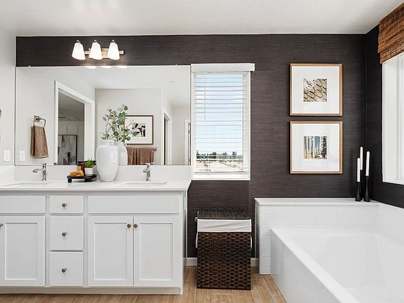 Master bathroom Photo from Model home