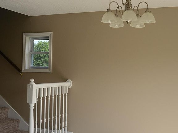 White banister on staircase