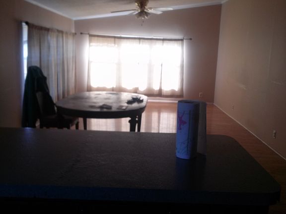 kitchen,dining, and living 