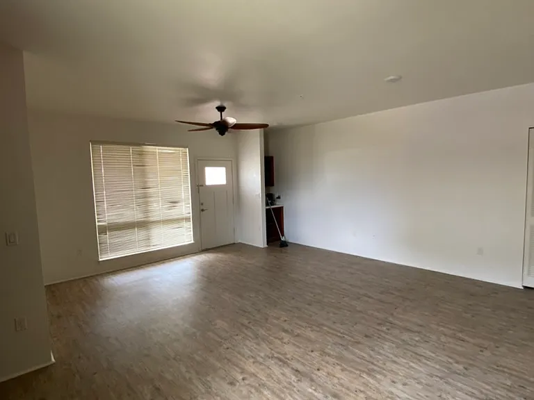 living room and kitchen