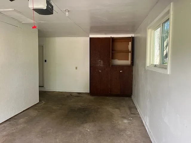 Attached garage