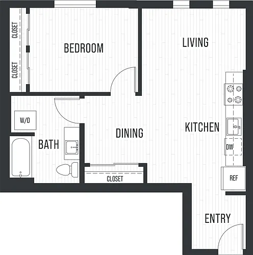 Floor plan 1H