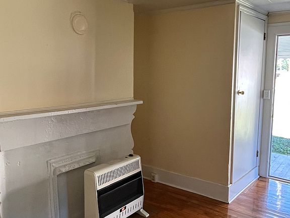 Has central heat and air using propane for the central heating. This heater is a secondary heat for anytime a disaster with power outages occur.