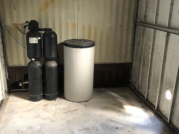 Inside of shed