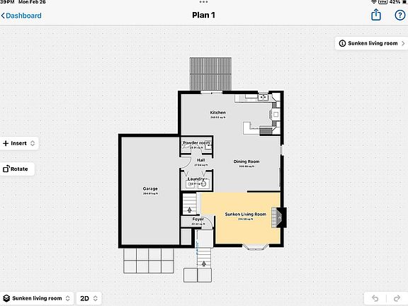 1st floor not exactly accura