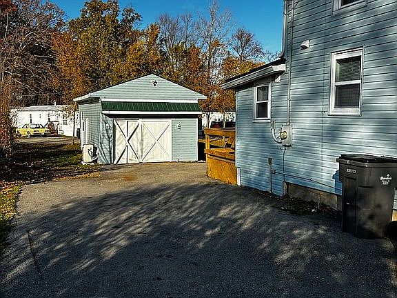 Front View Garage/Storage
