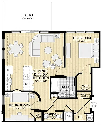 Floor plan C1