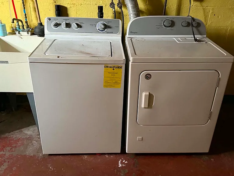 Washer and dryer included