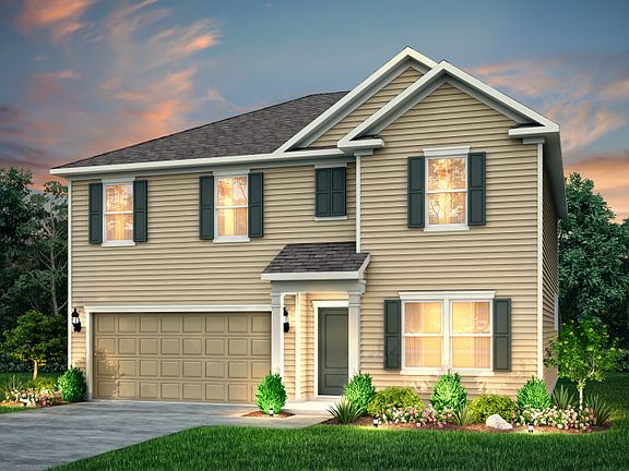 Hampton Exterior LC101 with a 2-car garage