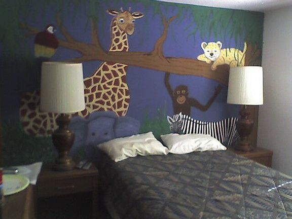 Wall to Wall Children's Jungle Mural