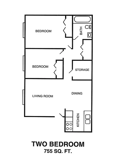 Floor plan 3 Bedroom