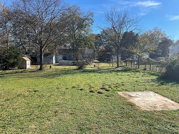 Backyard from back stairs