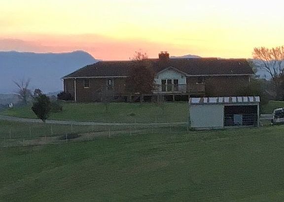 Rear view of our home