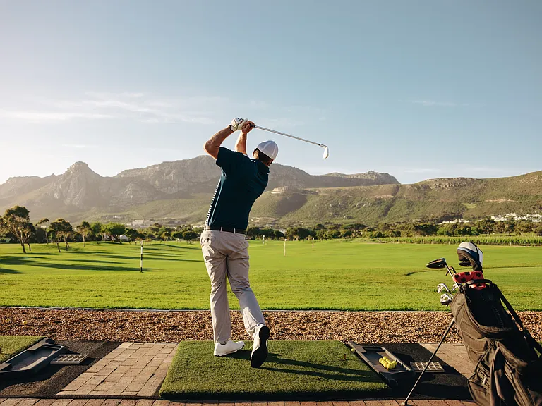 Hit the greens at Rancho del Sol Golf Club, a Pete Dye designed course with stunning mountain views, only 7 minutes away.