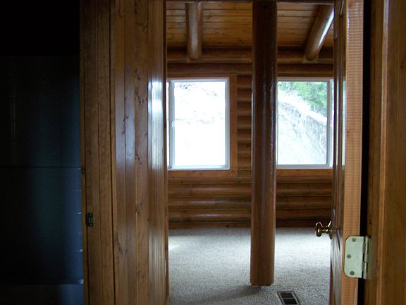 looking into master bedroom