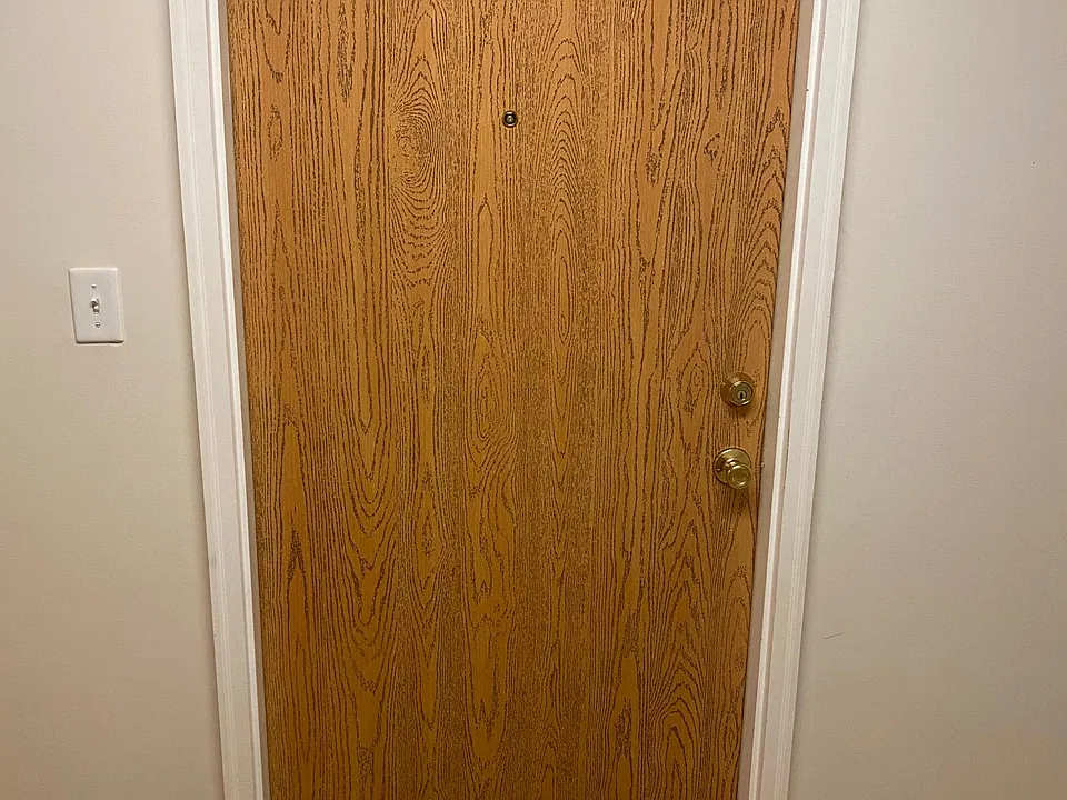 Door going into apartment.